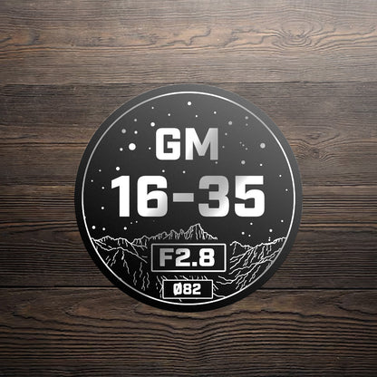 SONY E (FE) - Lens Labels - Mount Whitney