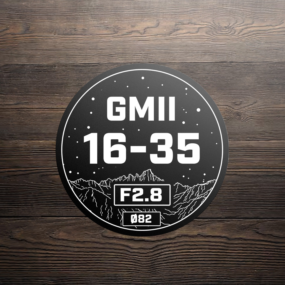 SONY E (FE) - Lens Labels - Mount Whitney