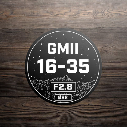 SONY E (FE) - Lens Labels - Mount Whitney