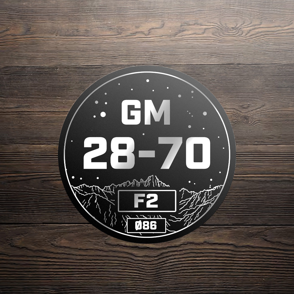 SONY E (FE) - Lens Labels - Mount Whitney