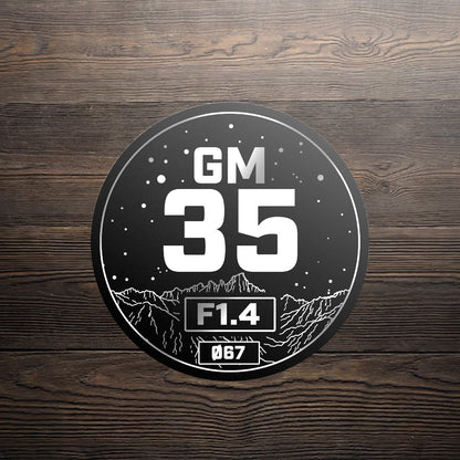 SONY E (FE) - Lens Labels - Mount Whitney