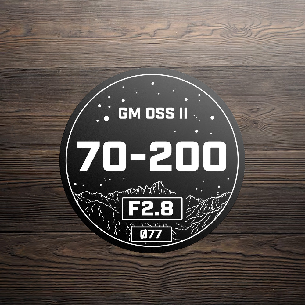 SONY E (FE) - Lens Labels - Mount Whitney