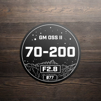 SONY E (FE) - Lens Labels - Mount Whitney