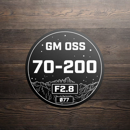 SONY E (FE) - Lens Labels - Mount Whitney