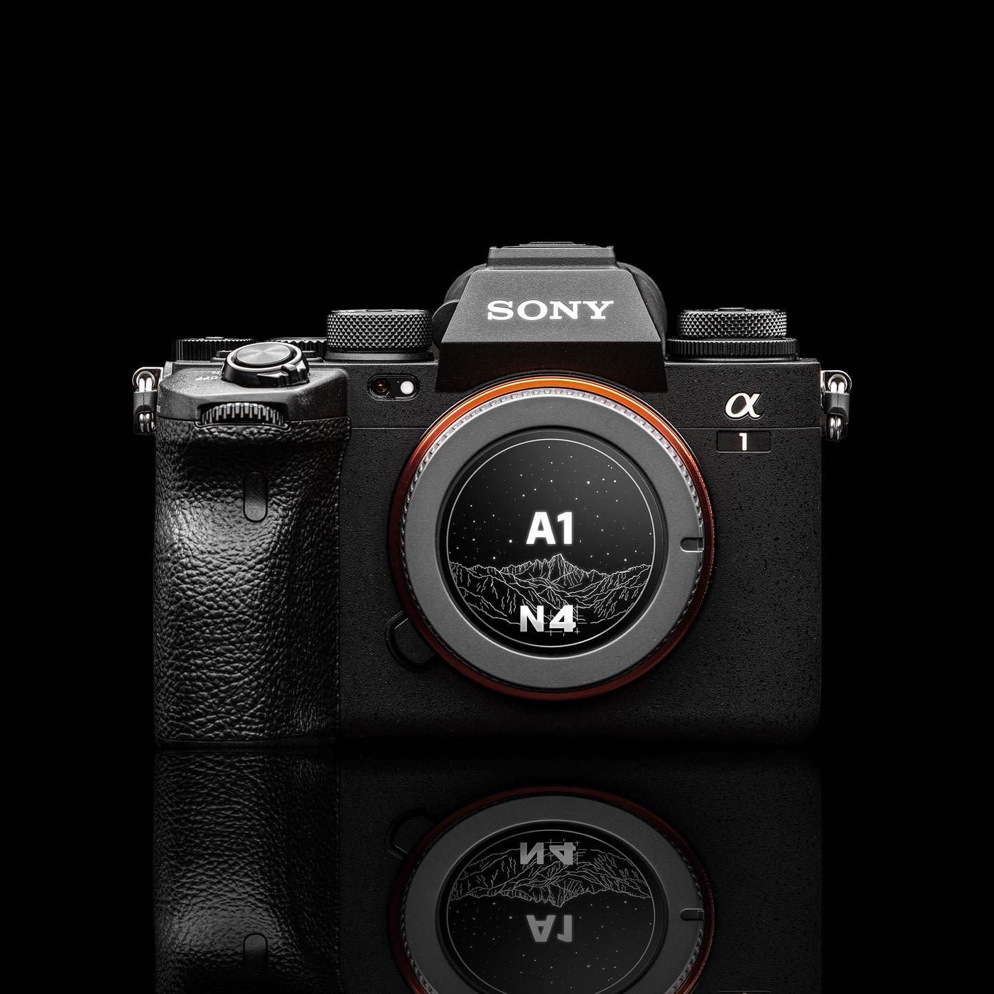 Camera Body Cap Indicator Decal - For SONY E