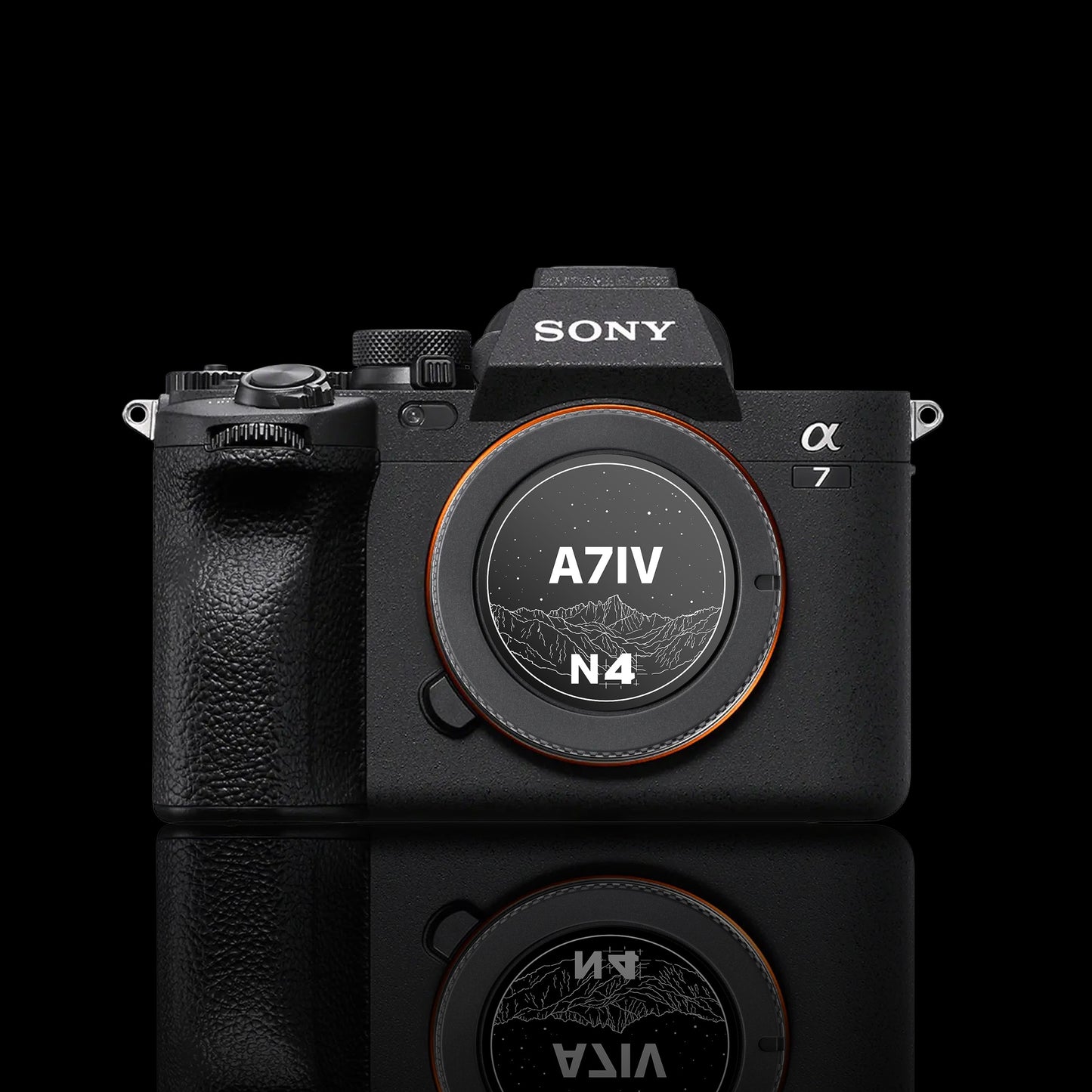 Camera Body Cap Indicator Decal - For SONY E