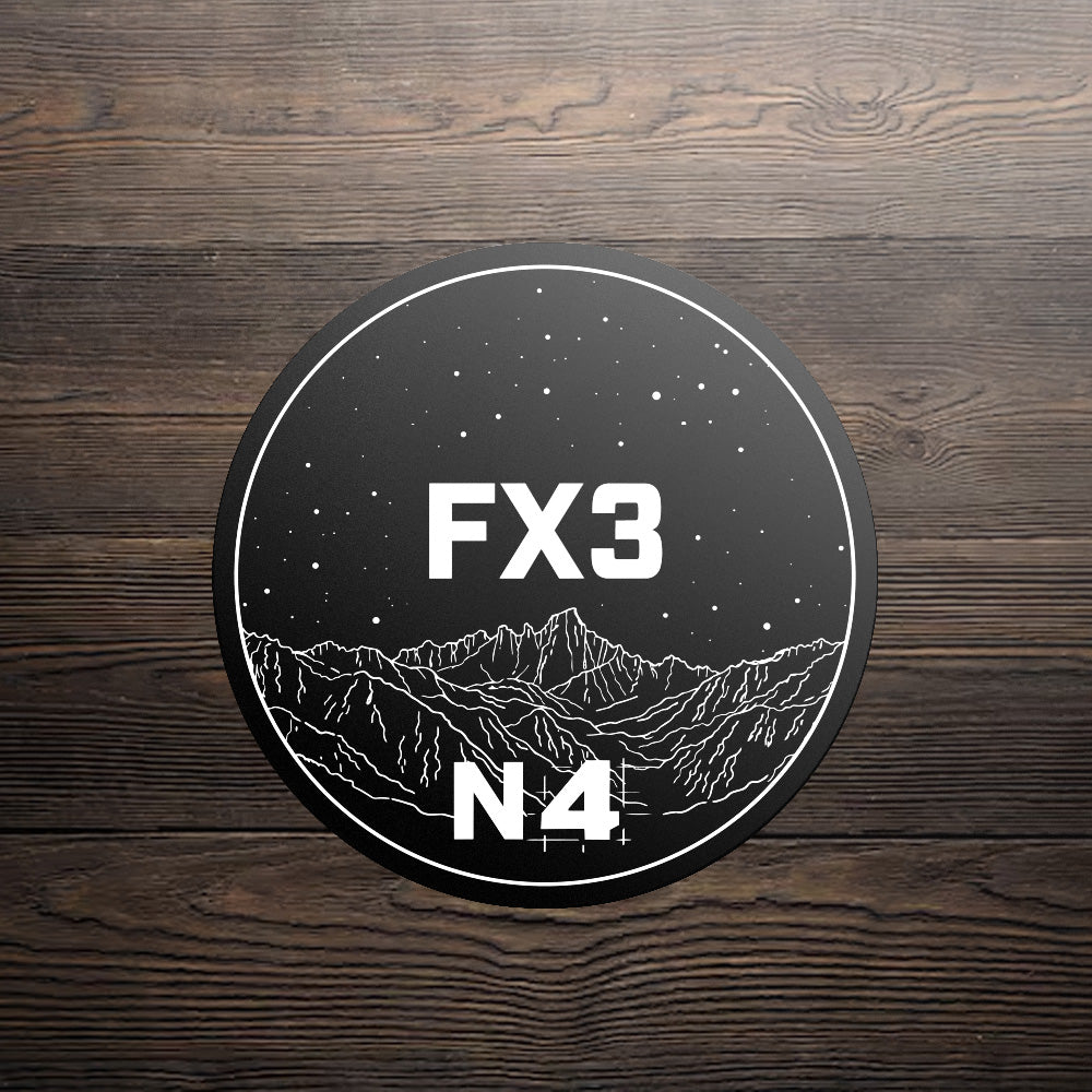 Camera Body Cap Indicator Decal - For SONY E