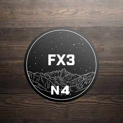Camera Body Cap Indicator Decal - For SONY E